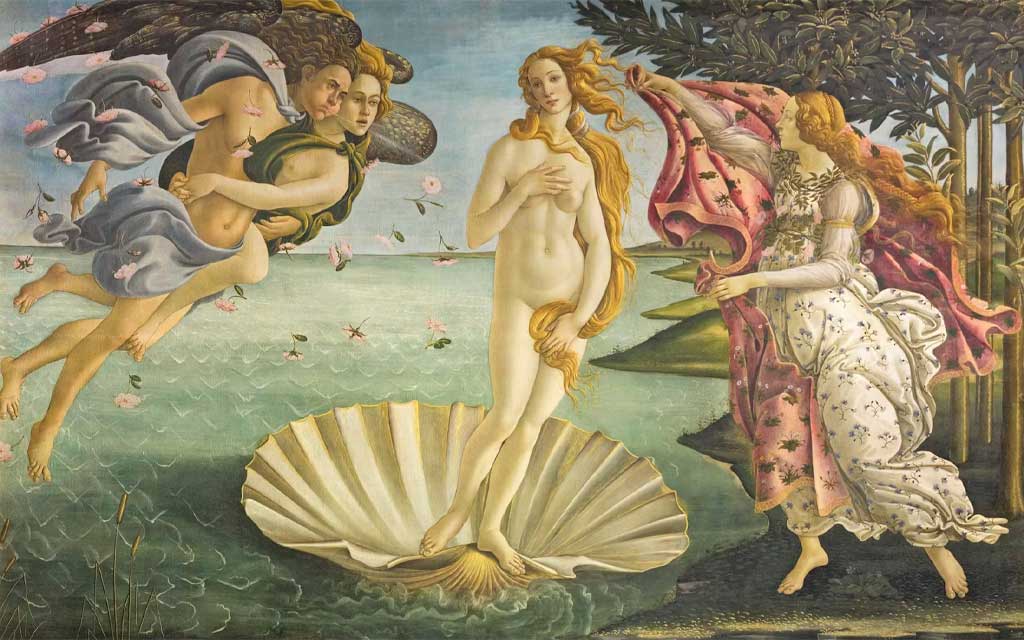 Birth of Venus by Sandro Botticelli
